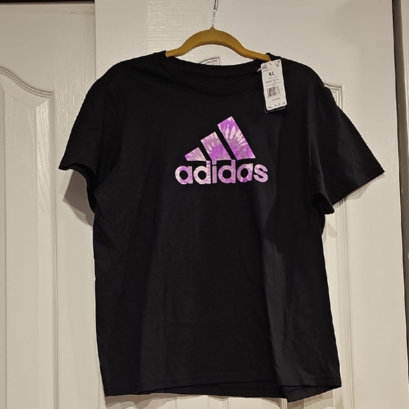 Adidas Women's Tie Dye Tee NWT (flawed) - Picture 1 of 5